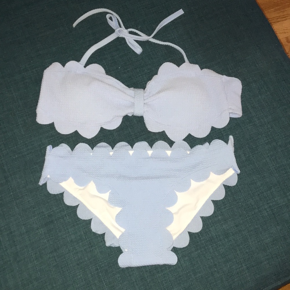 Powder blue bikini